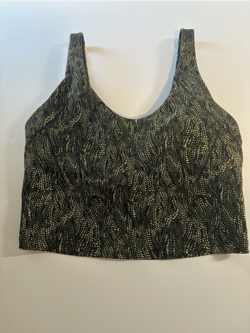 CALIA Inspire Scoop Neck Tank Serpent  Print Black